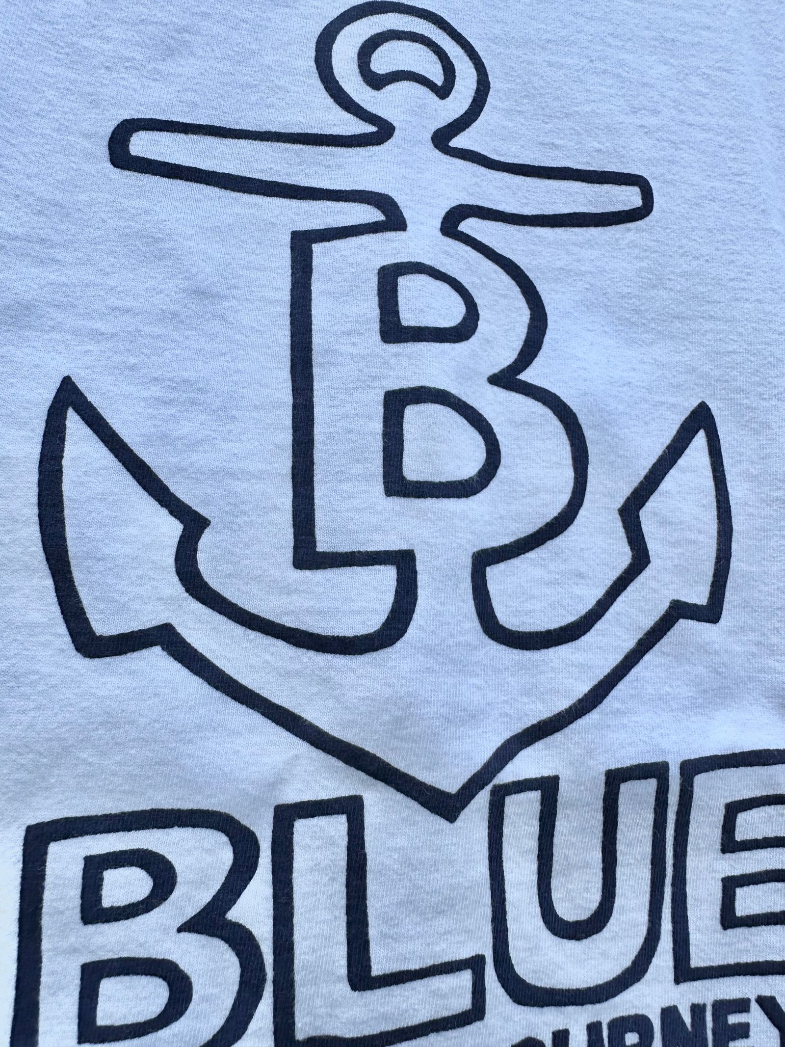B ANCHOR LIFE IS A JOURNEY Tシャツ / ホワイト