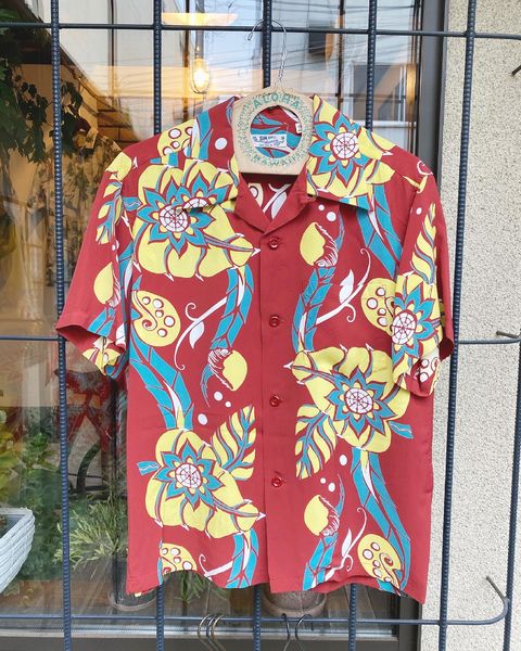 サンサーフ / SUN SURF / アロハシャツ /  EXOTIC BLOOMS / ワイン(170) / SS38571