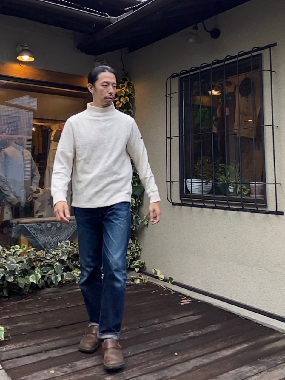 te002H / ORIGNAL NEW HIGH NECK-T / ハイネック / NATURAL