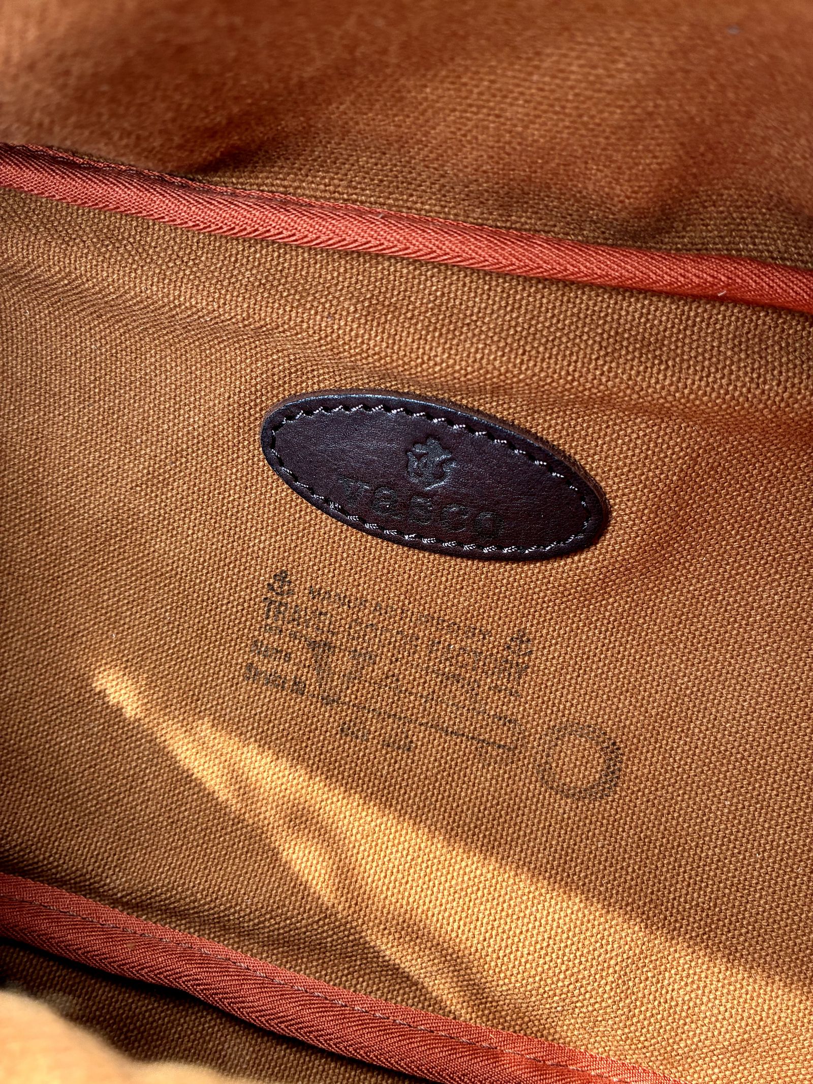 レザートラベルウエストバッグ / ポーチ / ブラウン