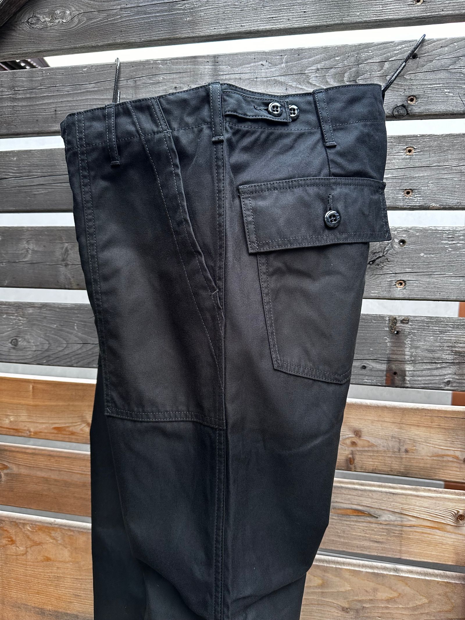 F0431 / BAKER PANTS / ベイカーパンツ / ベーカー / ファティーグパンツ / ワークパンツ / ブラック