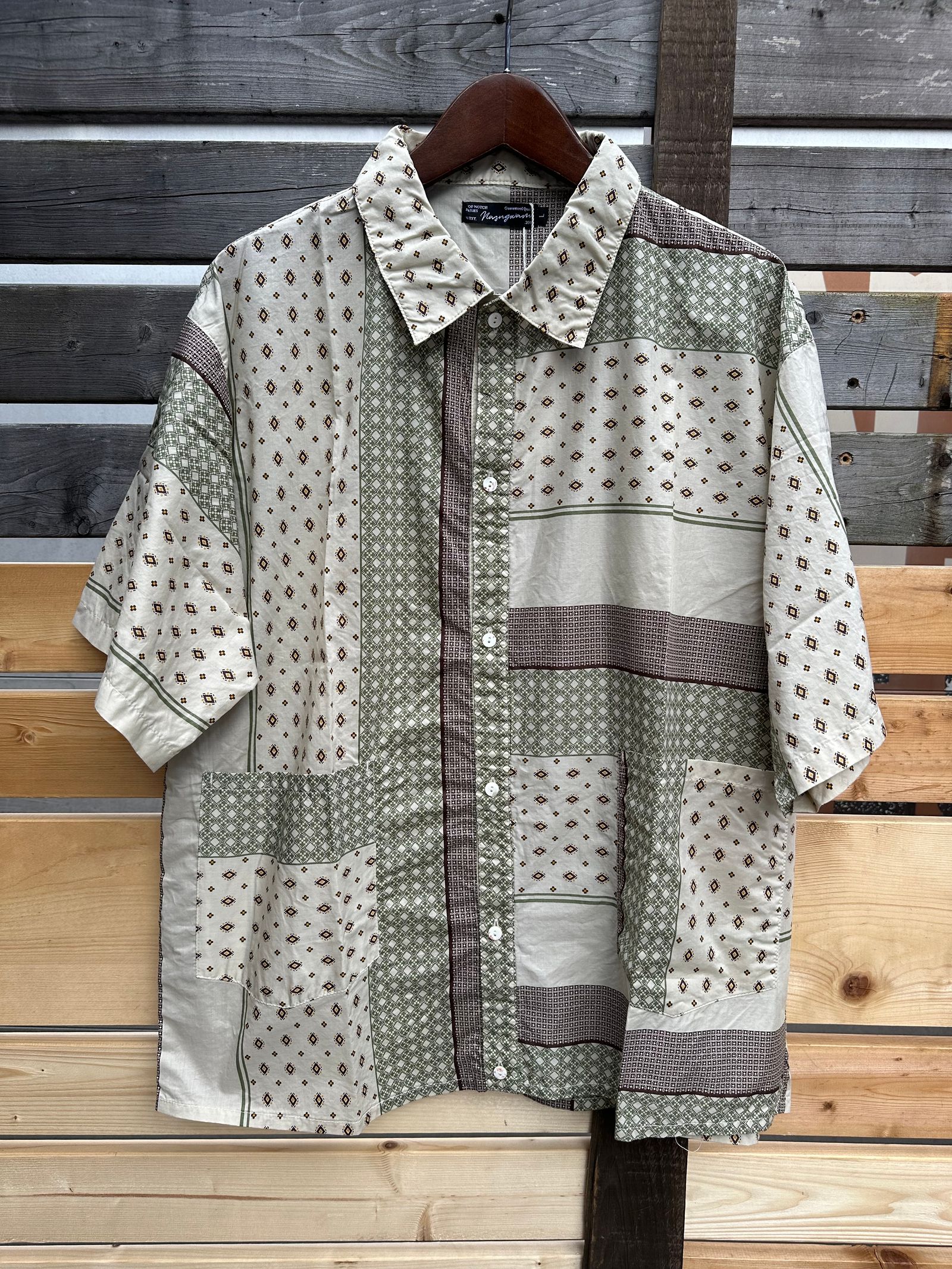 Nasngwam.SUBURB S/S SHIRTS / ベージュ