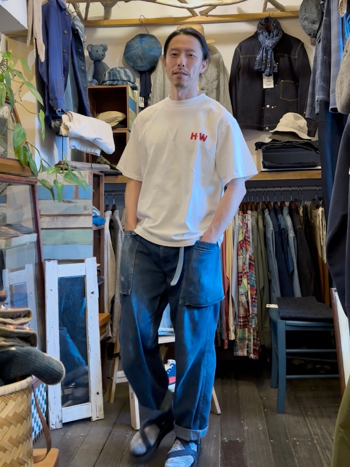 ビッグジョン / BEABER TEE / ビーバーTシャツ / ホワイト