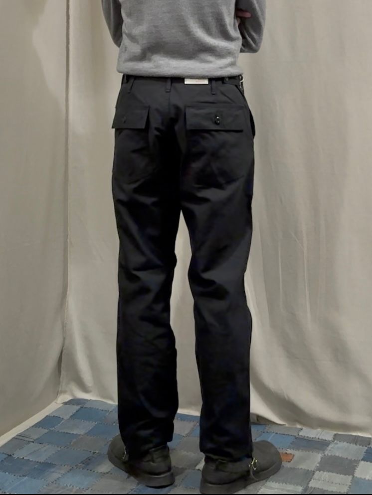 F0431 / BAKER PANTS / ベイカーパンツ / ベーカー / ファティーグパンツ / ワークパンツ / ブラック