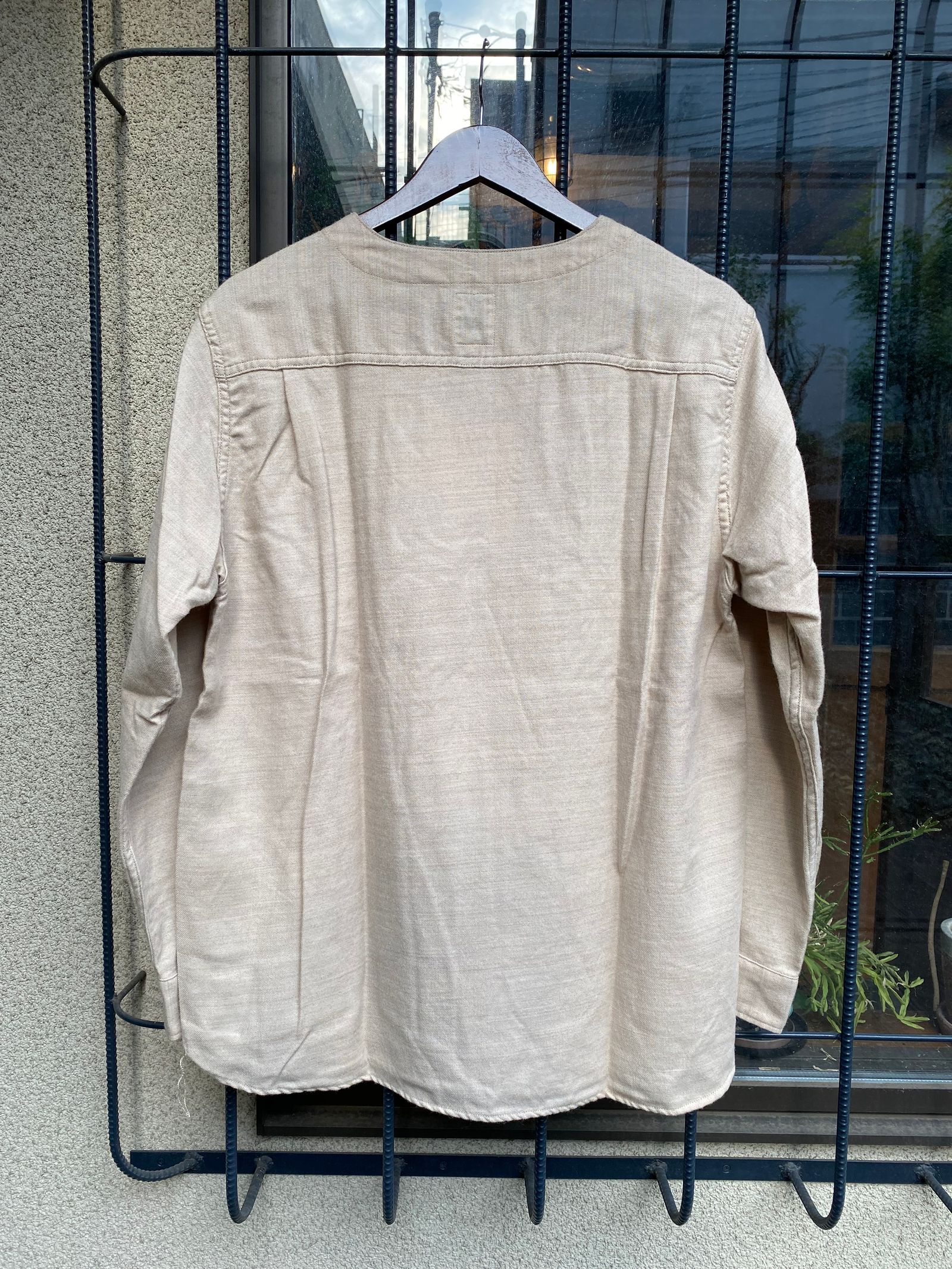 F3483 / C/W SLEEPING SHIRT / コットンウールスリーピングシャツ  / アイボリー