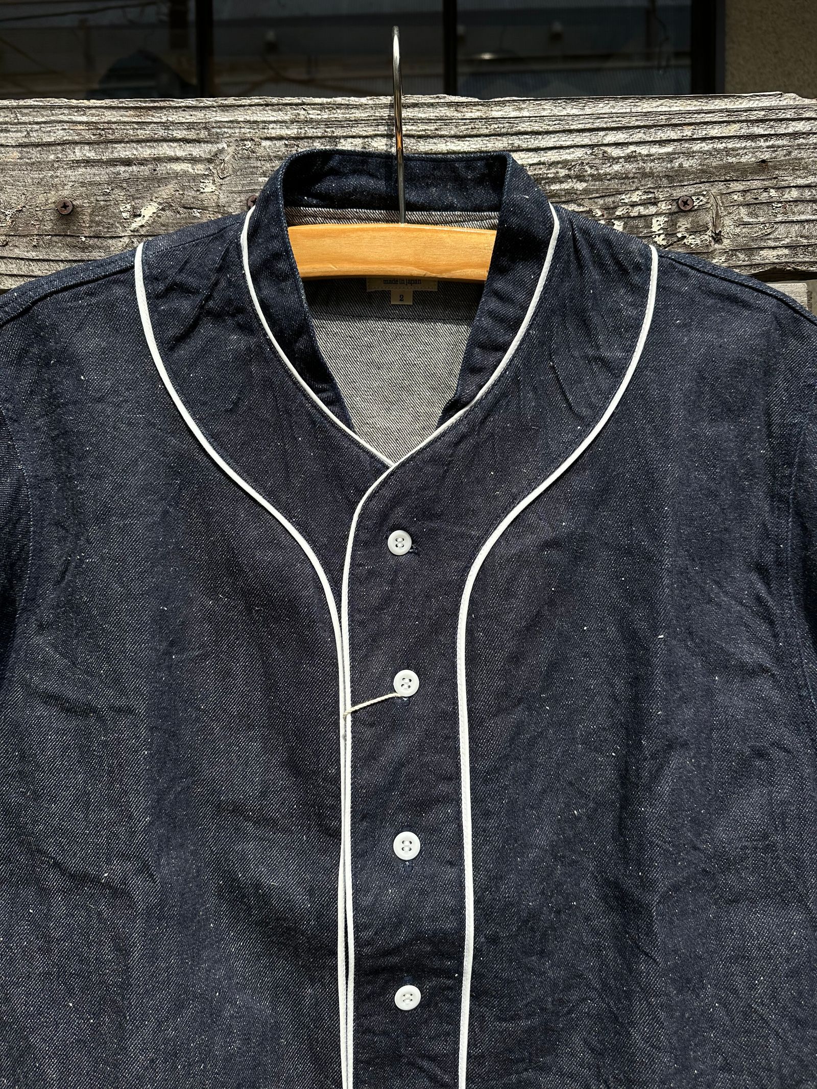 F3490 / BASEBALL SHIRT / ベースボールシャツ / インディゴ