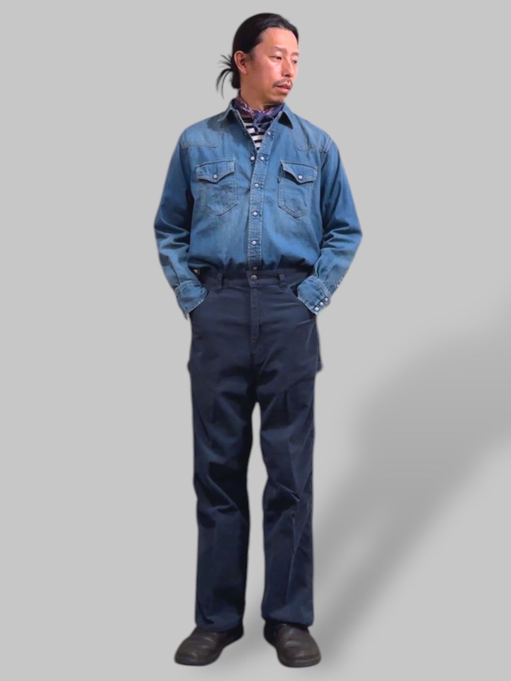 DENIM WESTERN SHIRT / デニムウエスタンシャツ / F3506