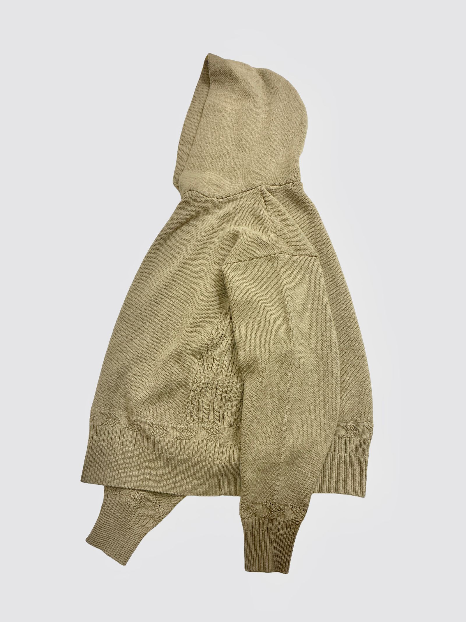 ACTUALLY PARKA / ニットパーカー / グレージュ / ナスングワム