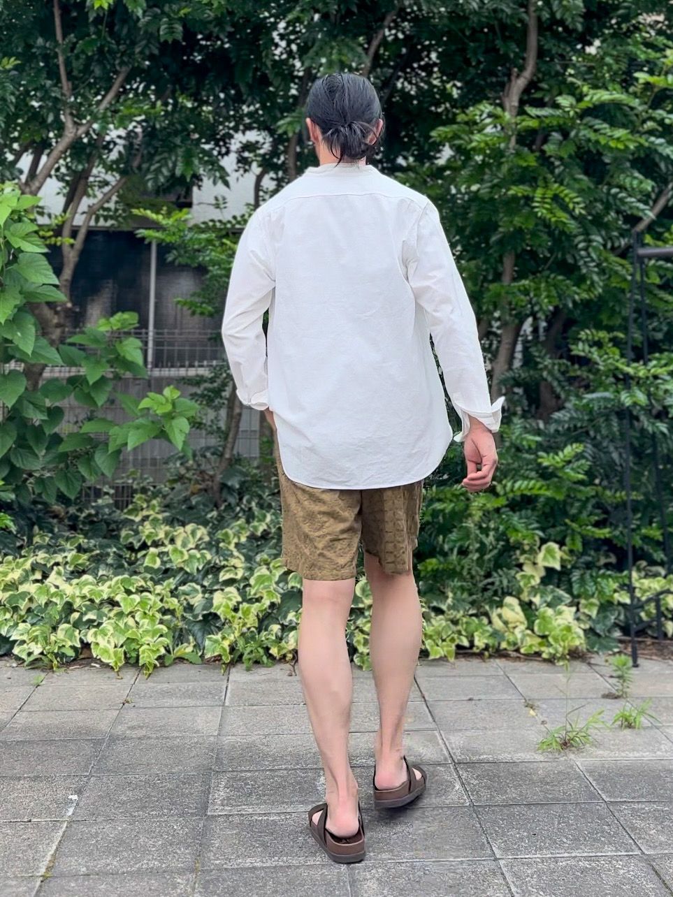 NEEDLE SHORTS / イージーショーツ / オリーブ