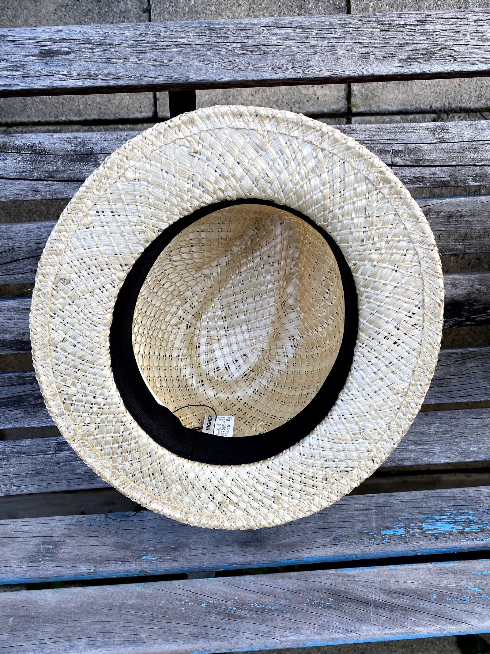 PATTERN KENMA-GRASS MIDDLE BRIM FEDORA / ケンマ草 / ハット