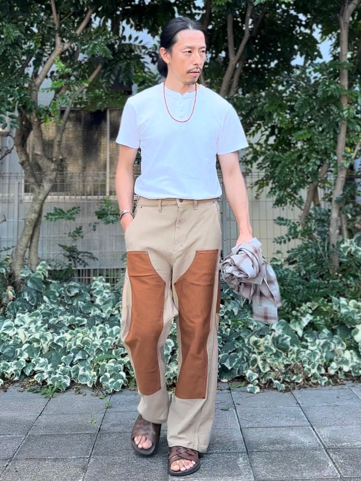 DUBBLE KNEE PANTS / ダブルニーパンツ / ブラウン