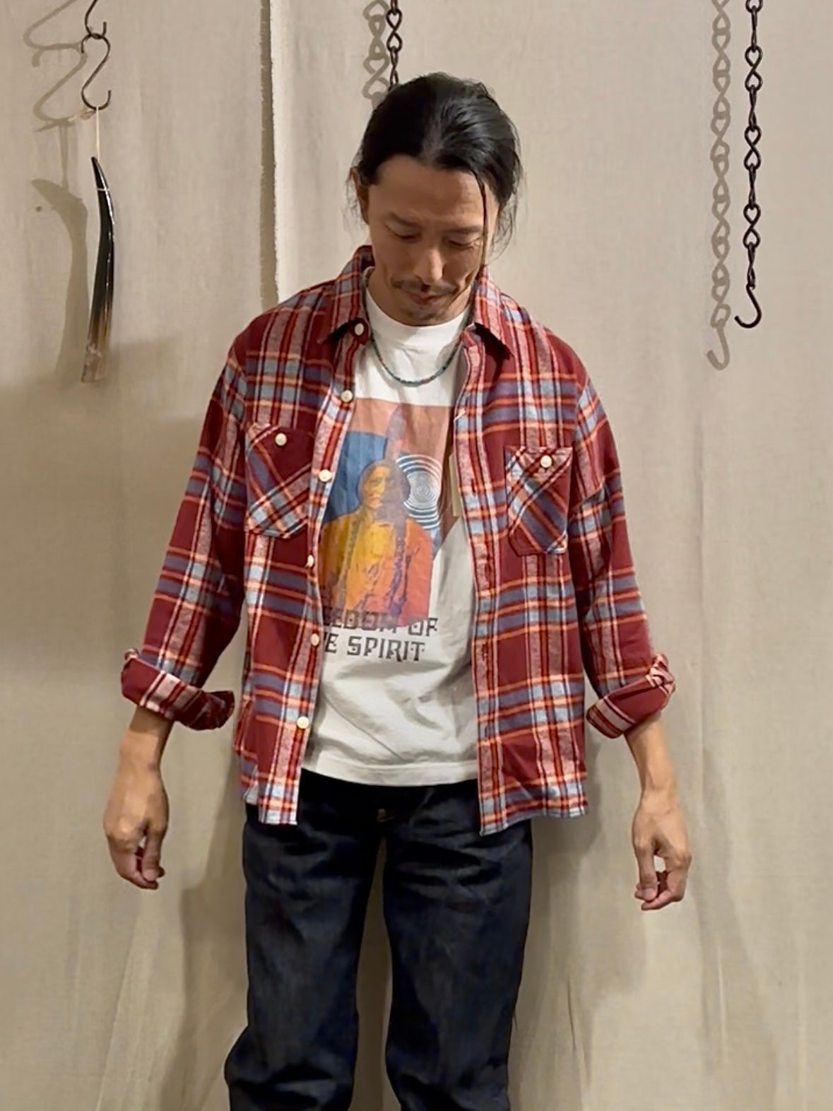 Nasngwam.× SAVE THE GOODMAN / FREEDOM OF THE SPIRIT / Tシャツ