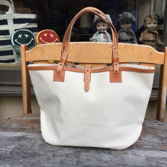 Butler Verner Sails 4号キャンバス×レザートートバッグ