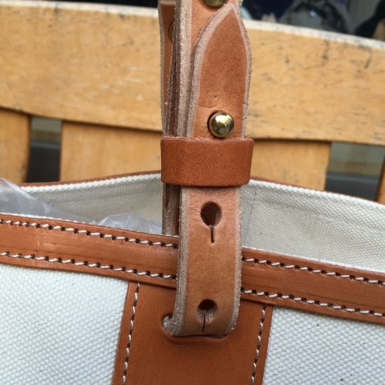 Butler Verner Sails 4号キャンバス×レザートートバッグ