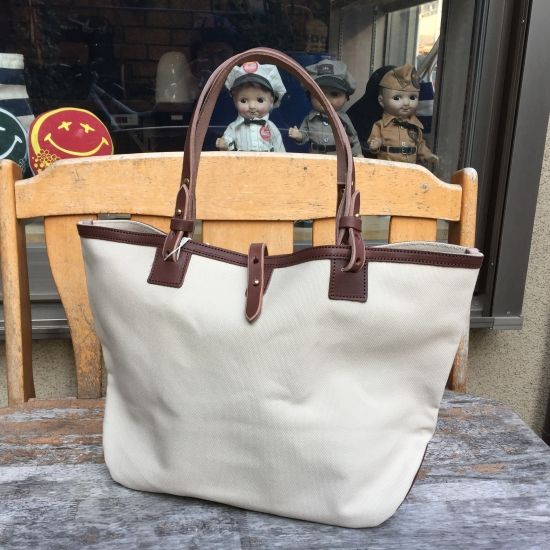 Butler Verner Sails 4号キャンバス×レザートートバッグ