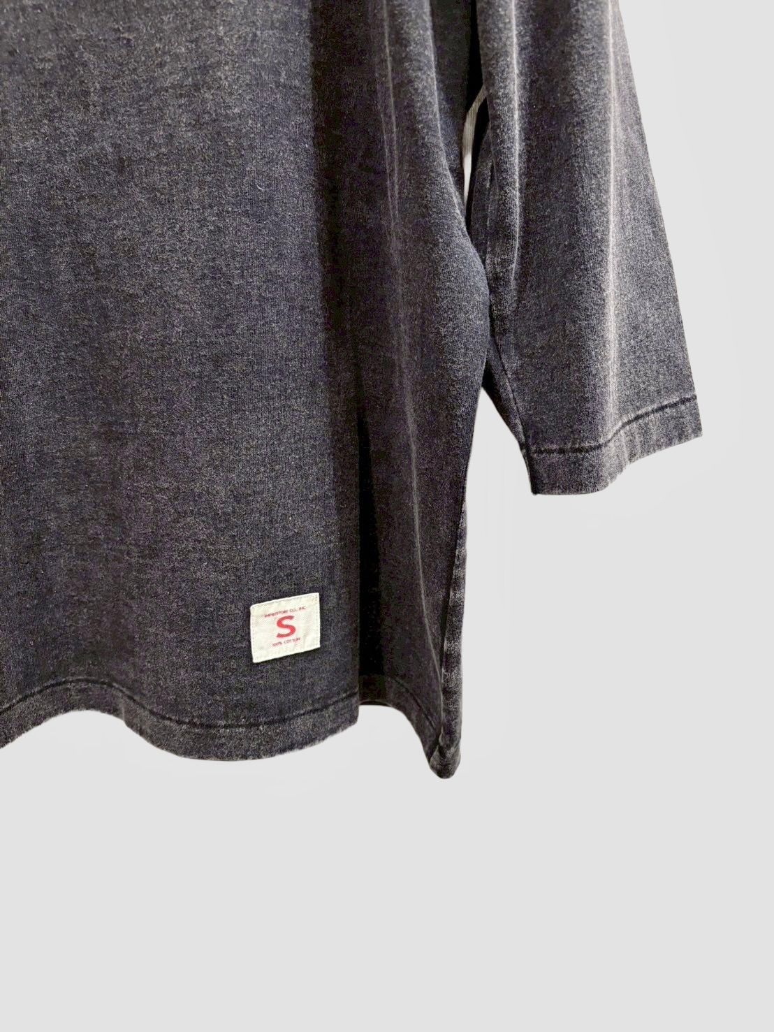 インプレストア / Football half sleeve / Sonya t-cloth V.D /  ハーフスリーブフットボールTシャツ /フェーデッド ブラック