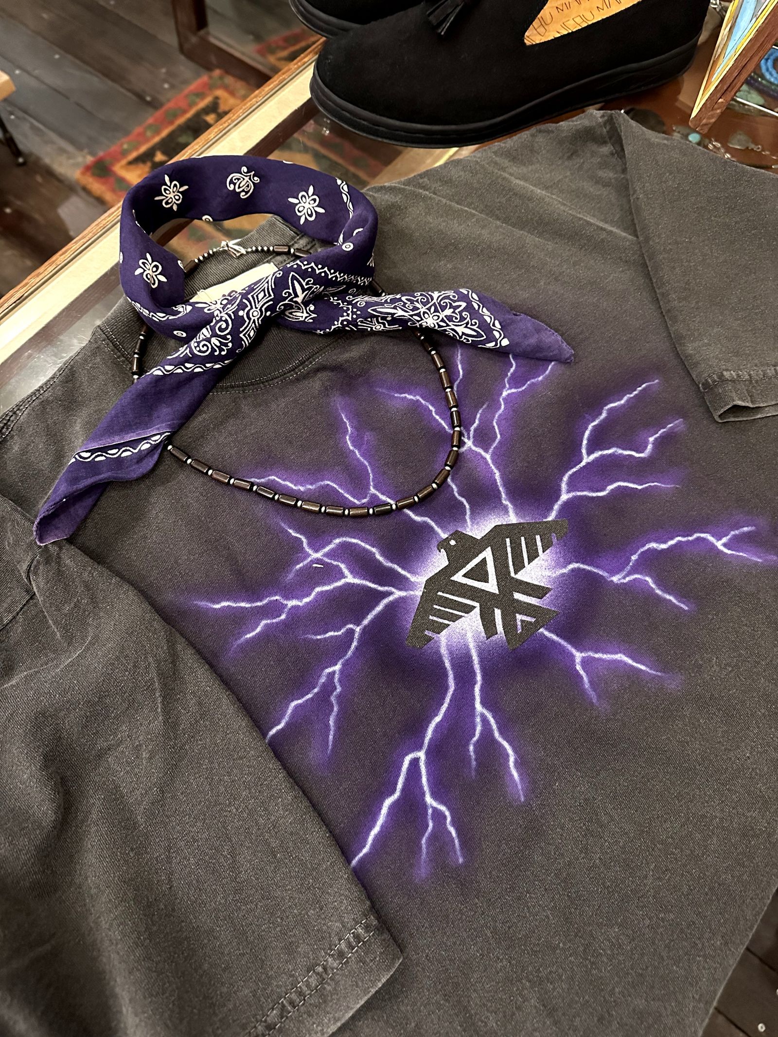 ナスングワム / THUNDER TEE / サンダーバード Tシャツ / パープル