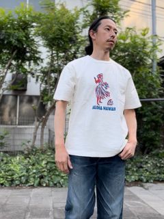 SS78675 / LADY DANCING HULA / ハワイアンフラTシャツ / オフホワイト