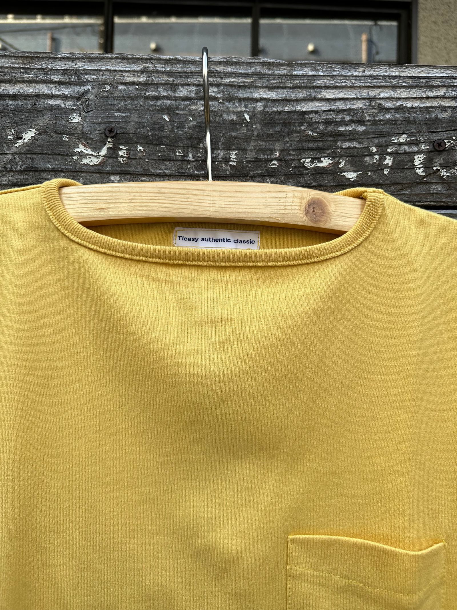 te500 / SUMMER KNIT PK T-SHIRTS / サマーニット / ポケットTシャツ / BANANA