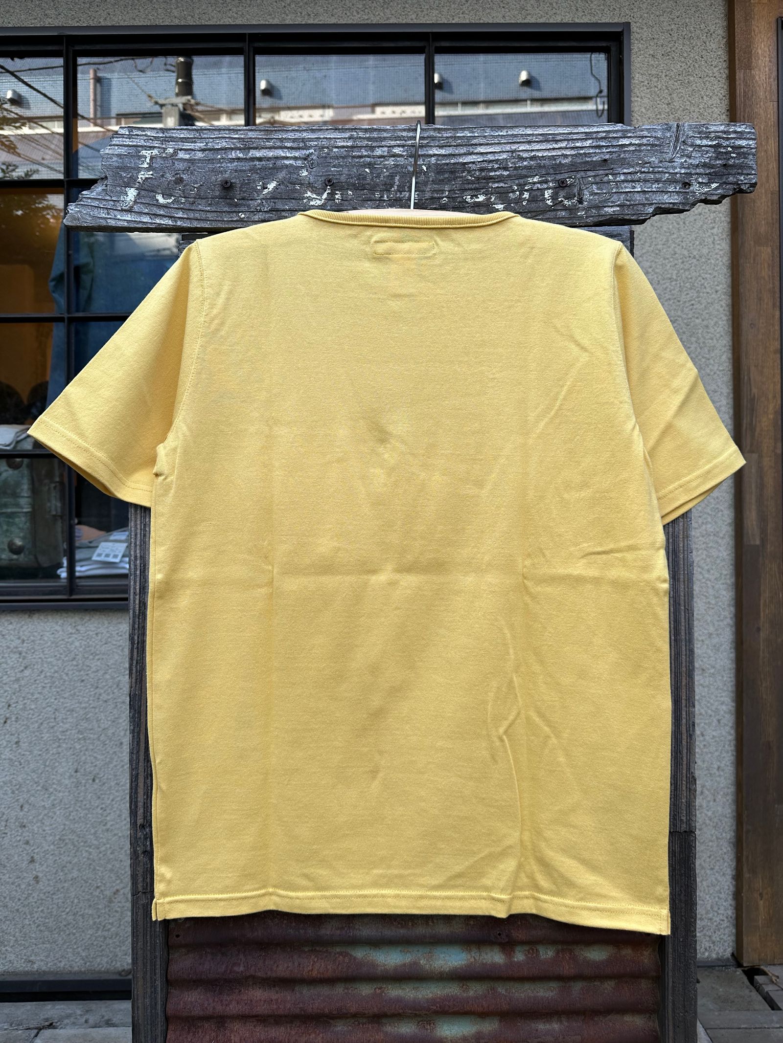 te500 / SUMMER KNIT PK T-SHIRTS / サマーニット / ポケットTシャツ / BANANA