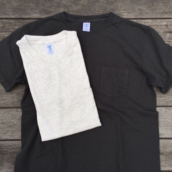 Velva Sheen ベルバシーン 2パックTシャツ ポケット付きクルーネック  160920