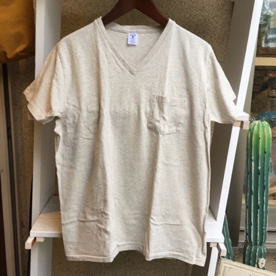 Velva Sheen ベルバシーン 2パックTシャツ ポケット付きVネック  160922