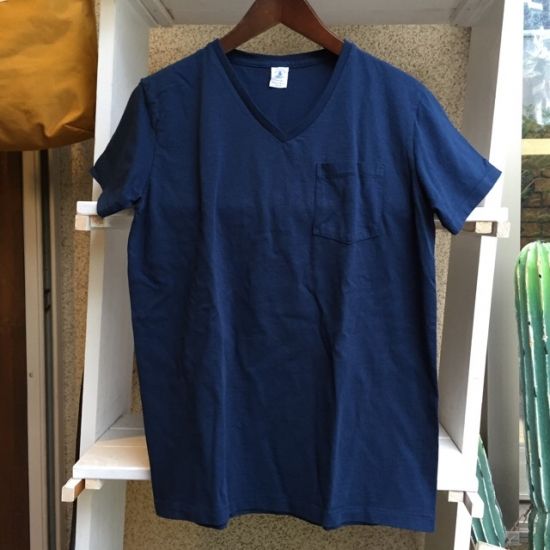 Velva Sheen ベルバシーン 2パックTシャツ ポケット付きVネック  160922
