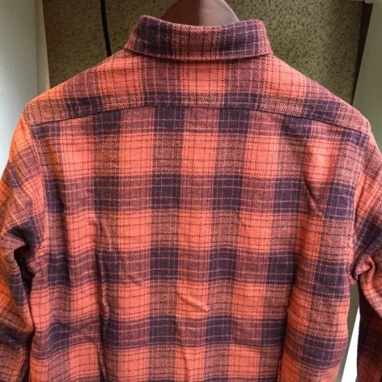 SUGAR CANE シュガーケーン ツイルチェックワークシャツ SC27062 レッド