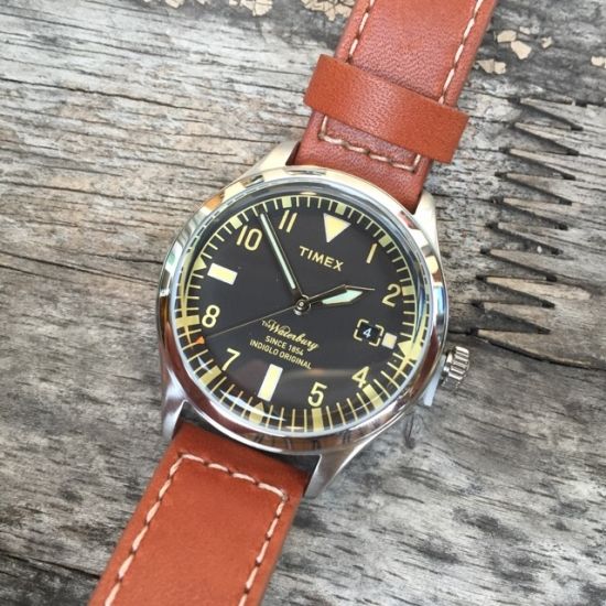 TIMEX Waterbury Red Wing Shoe Leather 38mm