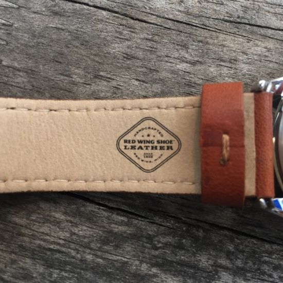 TIMEX Waterbury Red Wing Shoe Leather 38mm