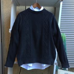 Mr.attick ミスターアティック ストーンウォッシュニット ブラック