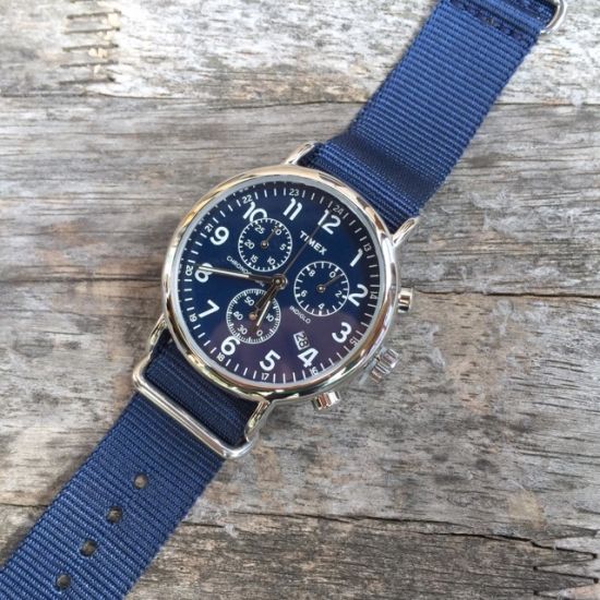 TIMEX タイメックス ウィークエンダークロノ ネイビー