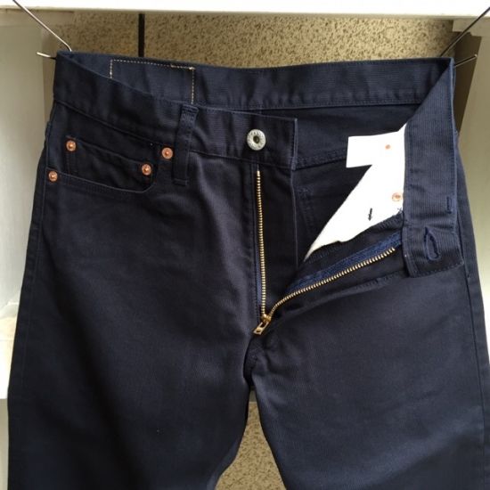 FOB FACTORY(エフオービー ファクトリー) ピケ5Pパンツ  ネイビー F1134