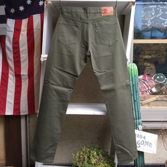 FOB FACTORY(エフオービー ファクトリー) ピケ5Pパンツ  オリーブ F1134