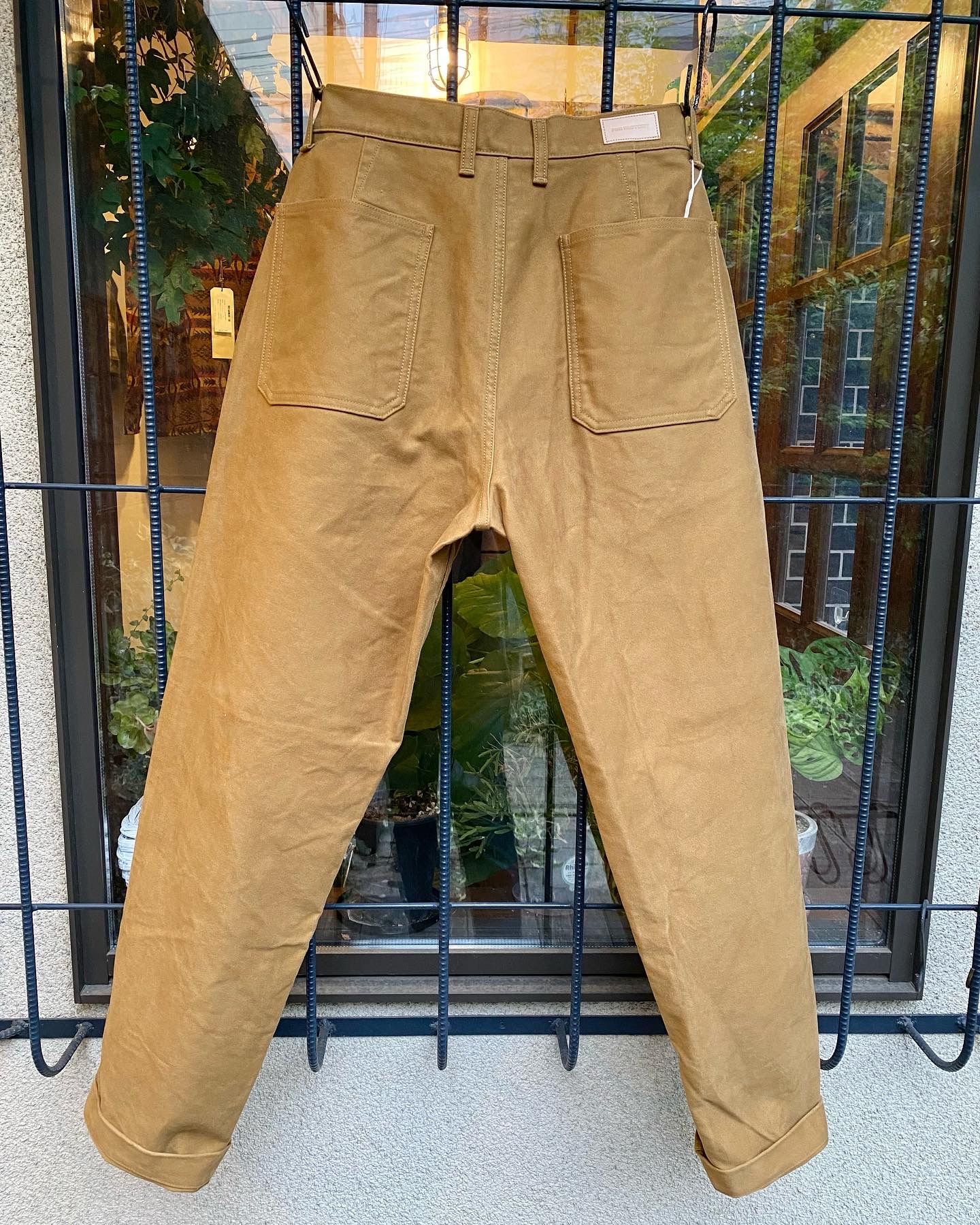 エフオービーファクトリー / FOB FACTORY / F0491 モールスキン トラウザー / カーキ