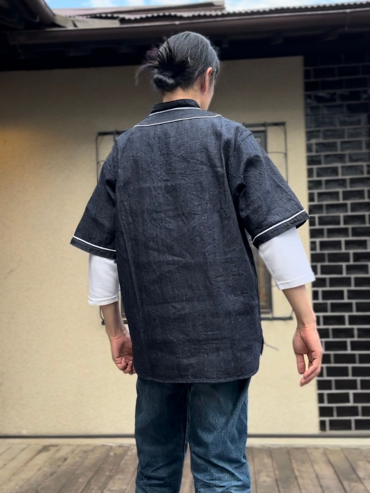 F3490 / BASEBALL SHIRT / ベースボールシャツ / インディゴ