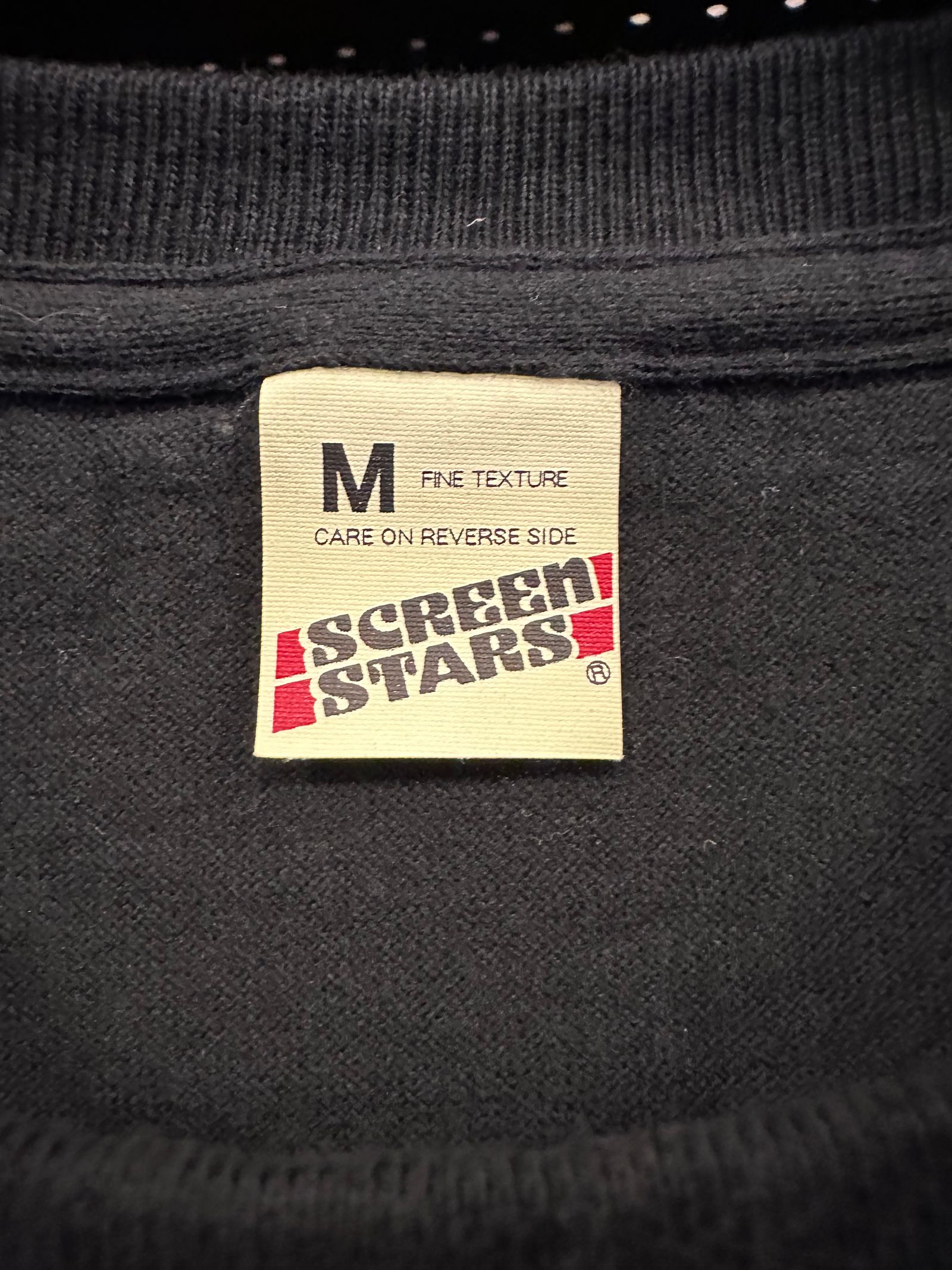 SCREEN STARS / スクリーンスターズ / ヴィンテージプリントTシャツ / トンプキン編み / ブラック
