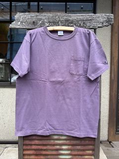 T1011 / ティーテンイレブン / ショートスリーブポケットTシャツ / MADE IN USA / ダルパープル / デッドストック