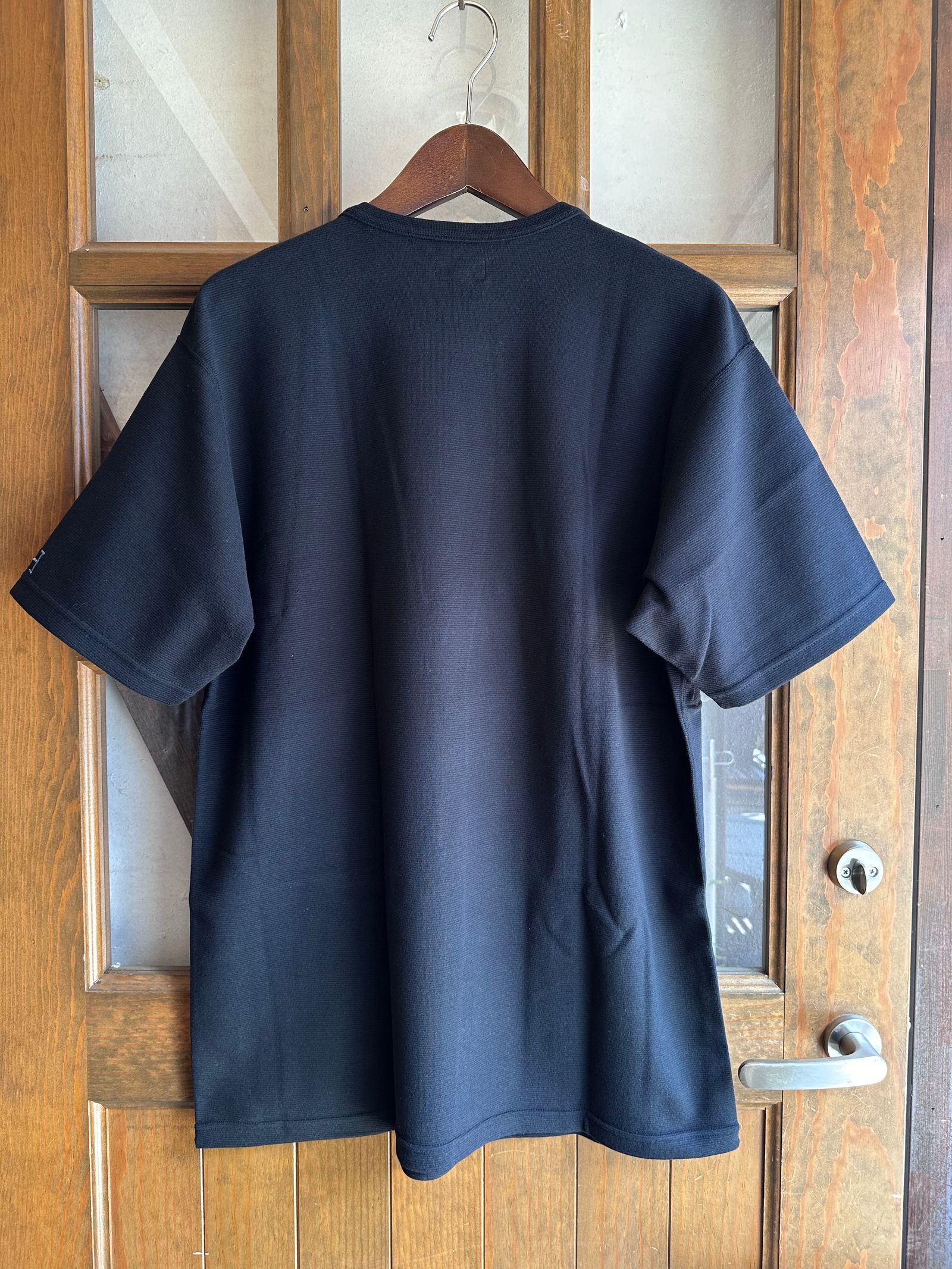 ストレッチフライス ルースショートスリーブTシャツ / ブラック