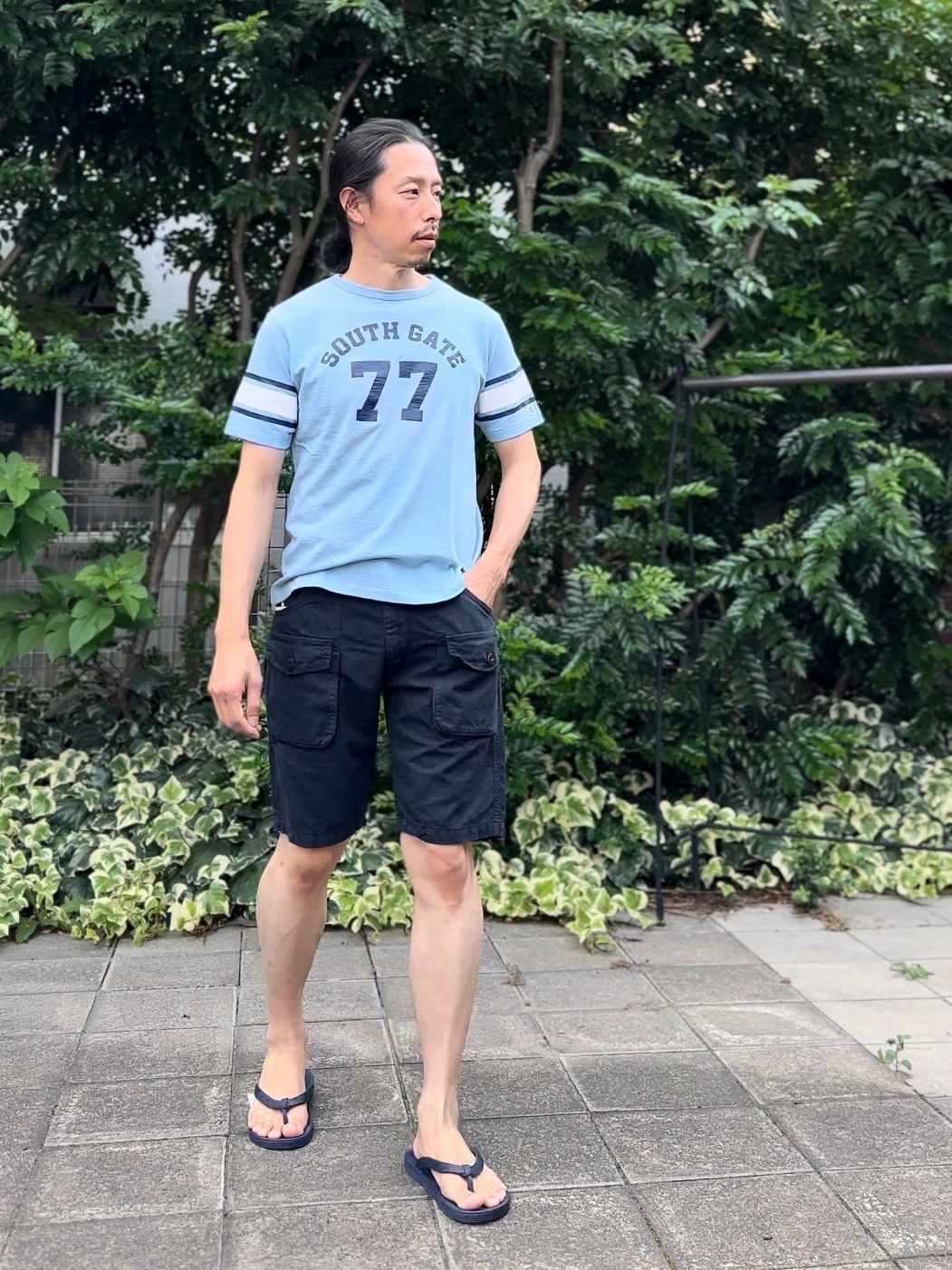 F4146 / OFFICER BUSH SHORTS / ブッシュショーツ / ネイビー