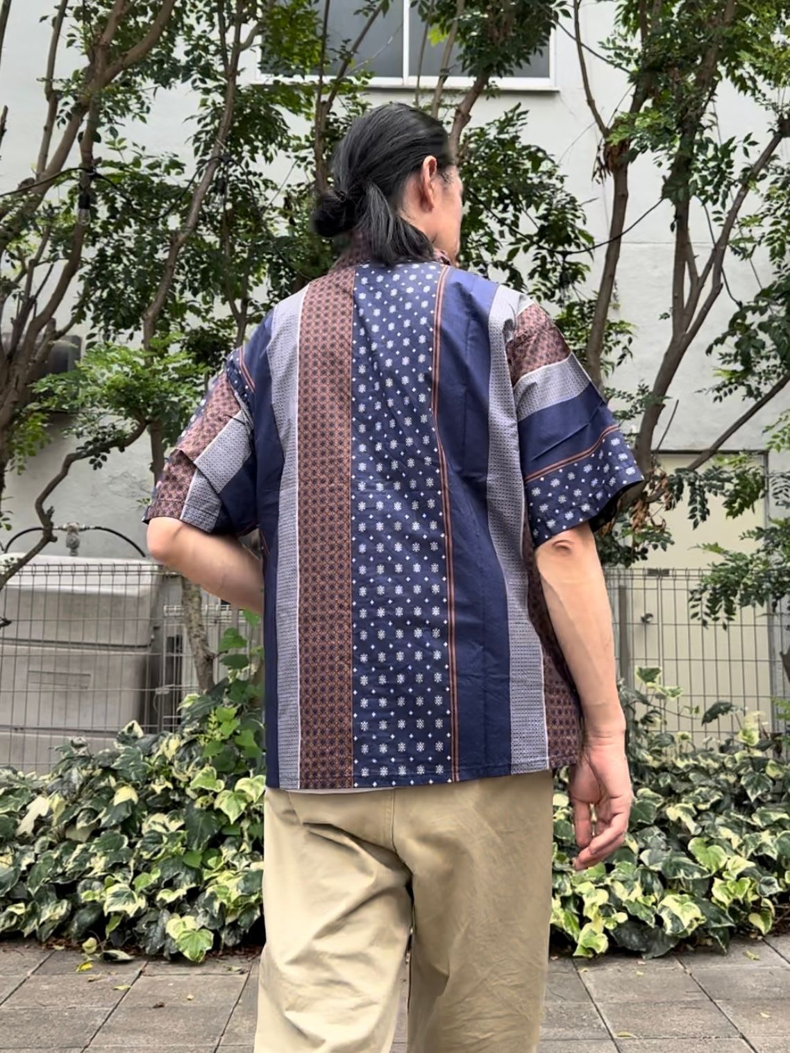 Nasngwam.SUBURB S/S SHIRTS / ネイビー