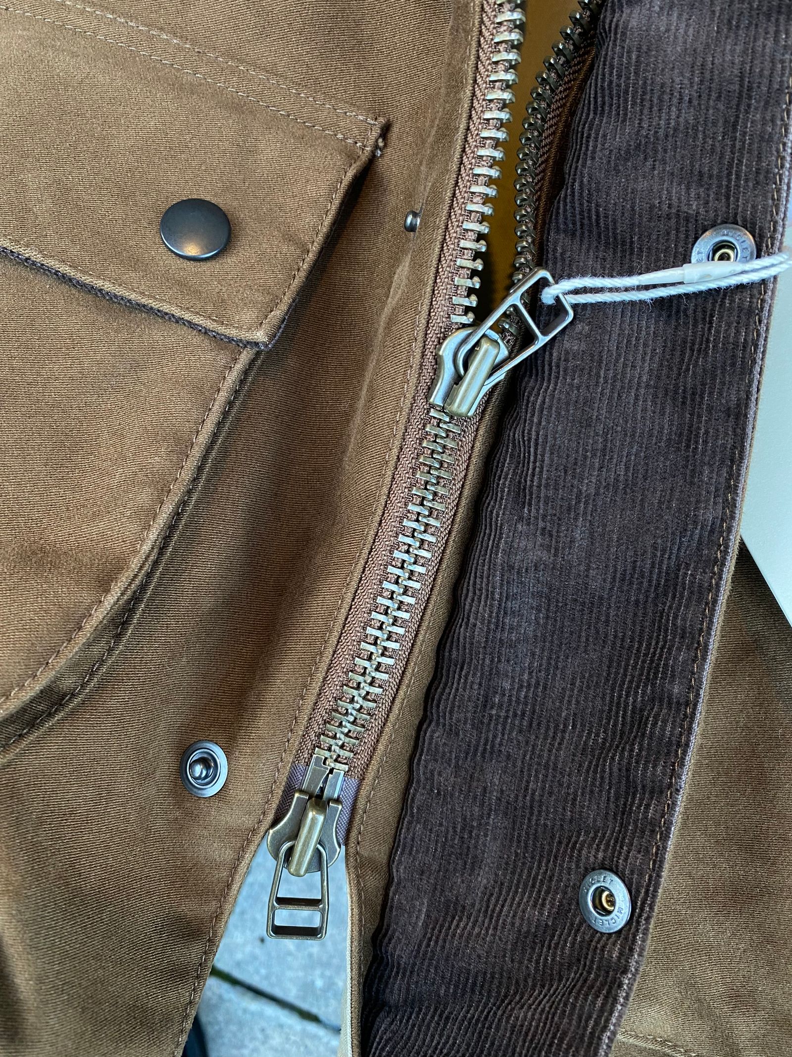 エフオービーファクトリー / FOB FACTORY / モールスキンライディング ジャケット / F2361 / ブラウン