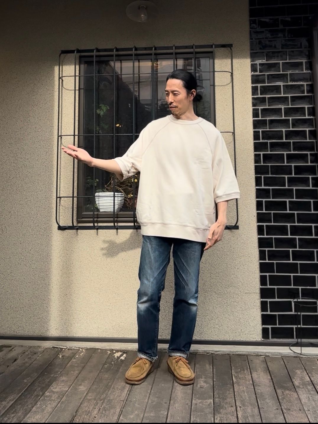 SCREEN STARS / スクリーンスターズ / Sunburned sweat tee / 半袖スウェットTシャツ /  アイボリー(ナチュラル)