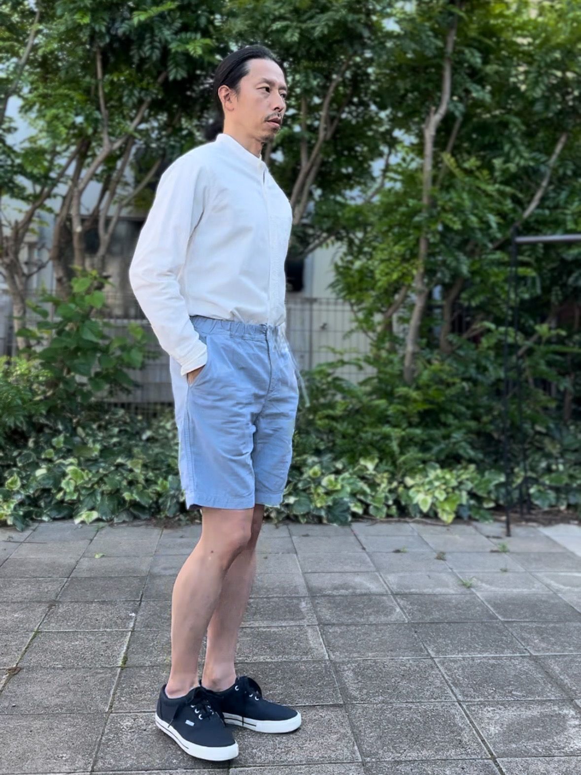 F4167 / SICILIA Shorts / シチリアショーツ / ショートパンツ / サックス