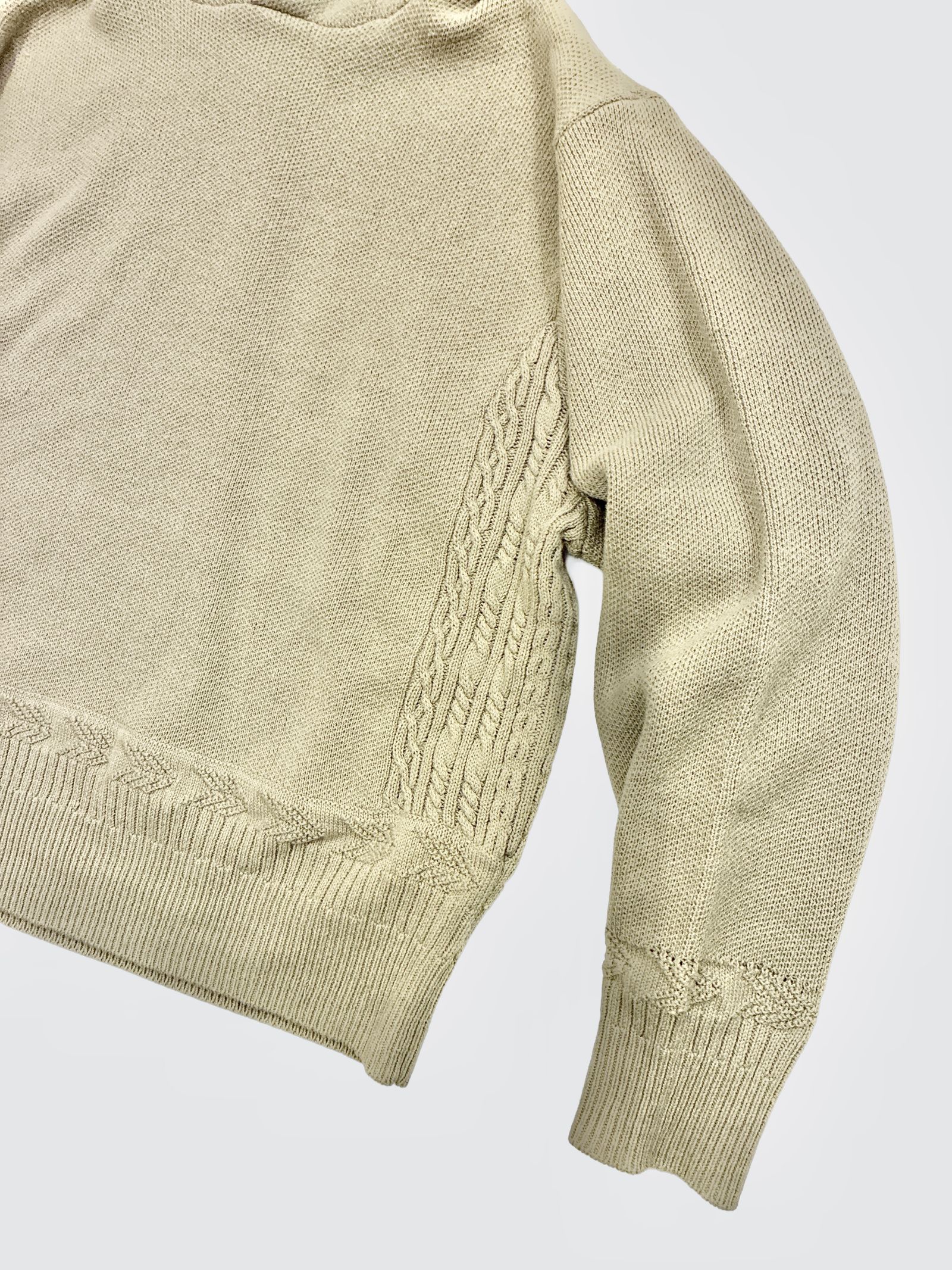 ACTUALLY PARKA / ニットパーカー / グレージュ / ナスングワム