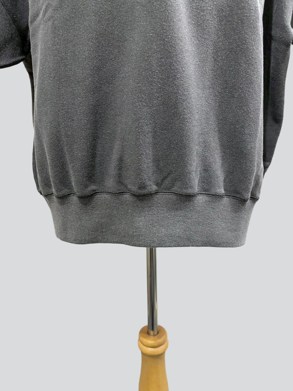 LW Half Zip Chop Sleeve / ハーフジップ 半袖スウェット / ブラック / ユニゾンスペシャル