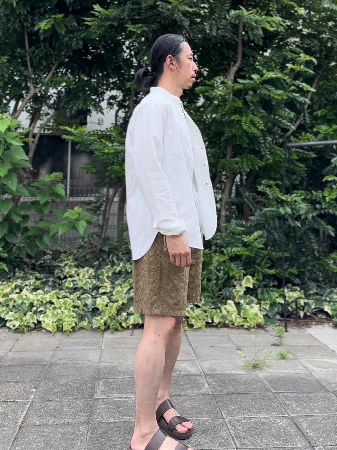 NEEDLE SHORTS / イージーショーツ / オリーブ