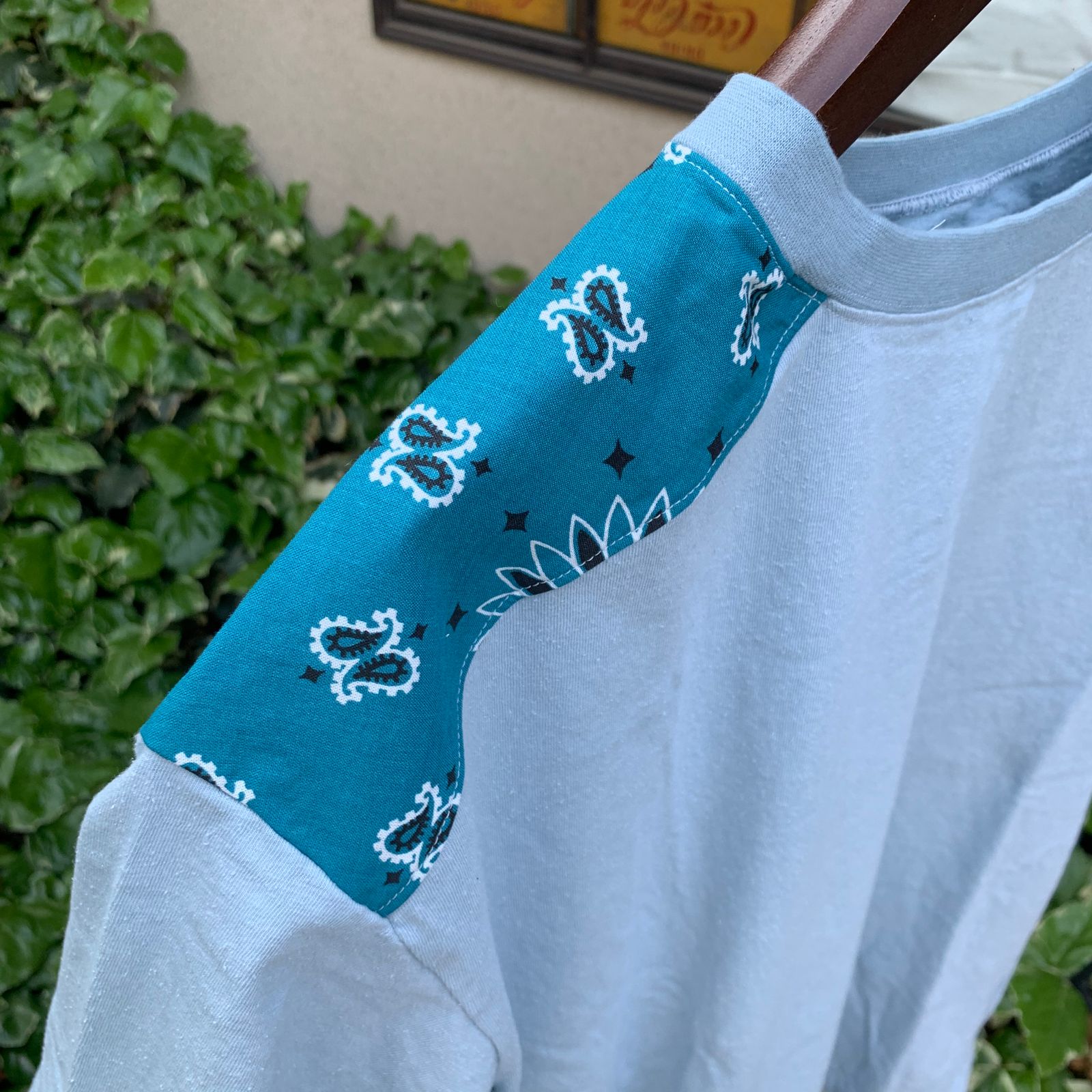 BANDANA TEE / バンダナTシャツ / サックス