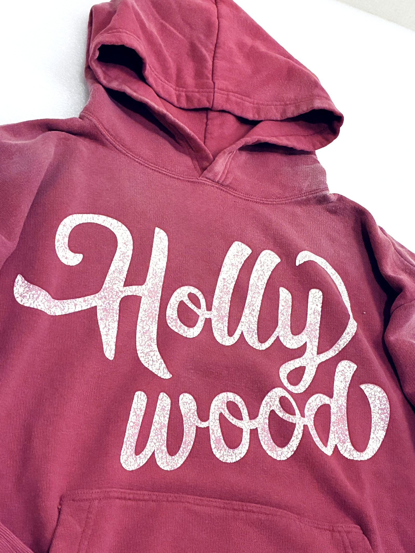 スワッシュ HOLLYWOOD ピールドオフプリントフーディ/ スウェットパーカー / レッド / ハリウッドランチマーケット