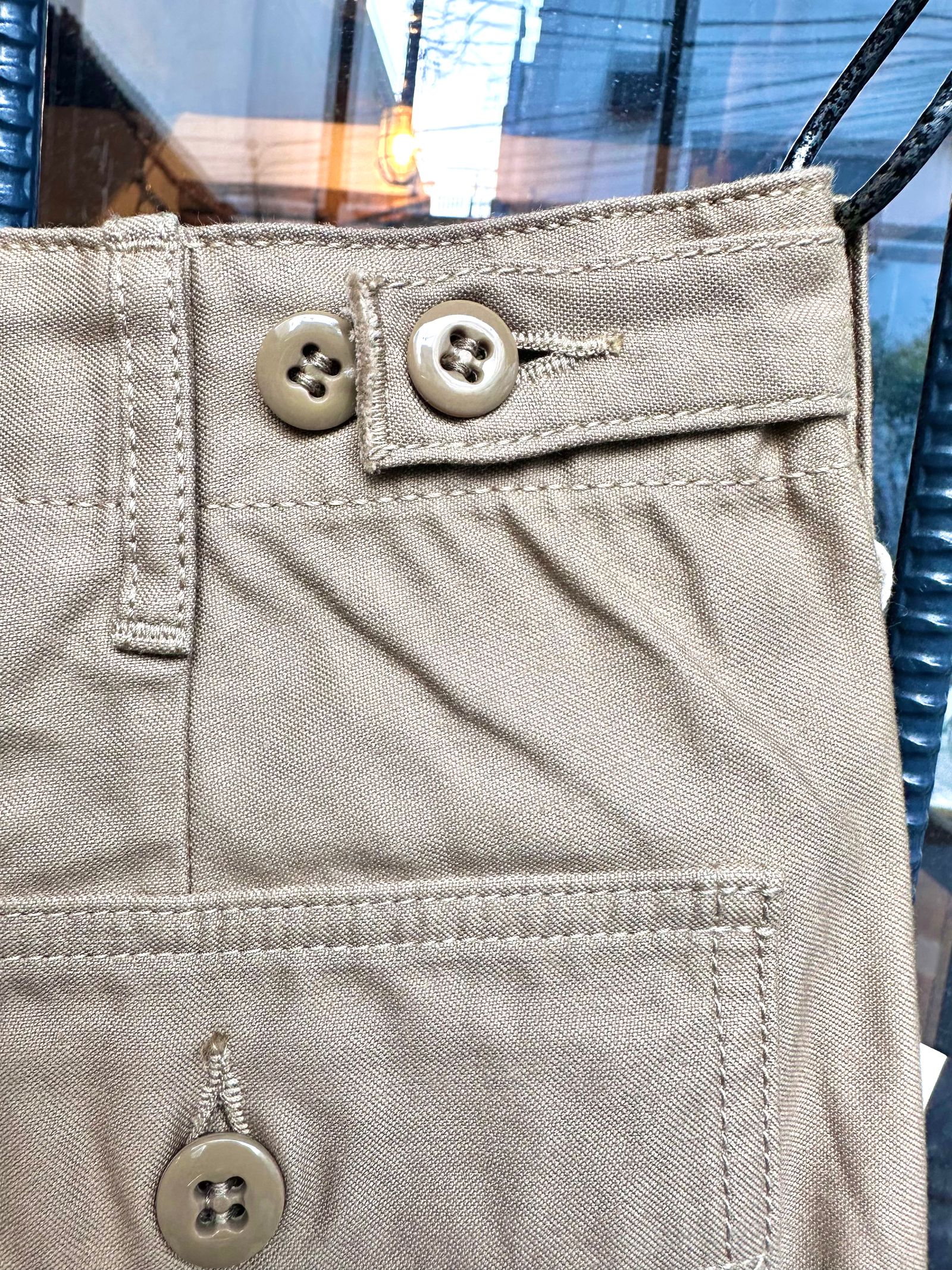 F0431 / BAKER PANTS / ベイカーパンツ / ファティーグパンツ / ワークパンツ / カーキ